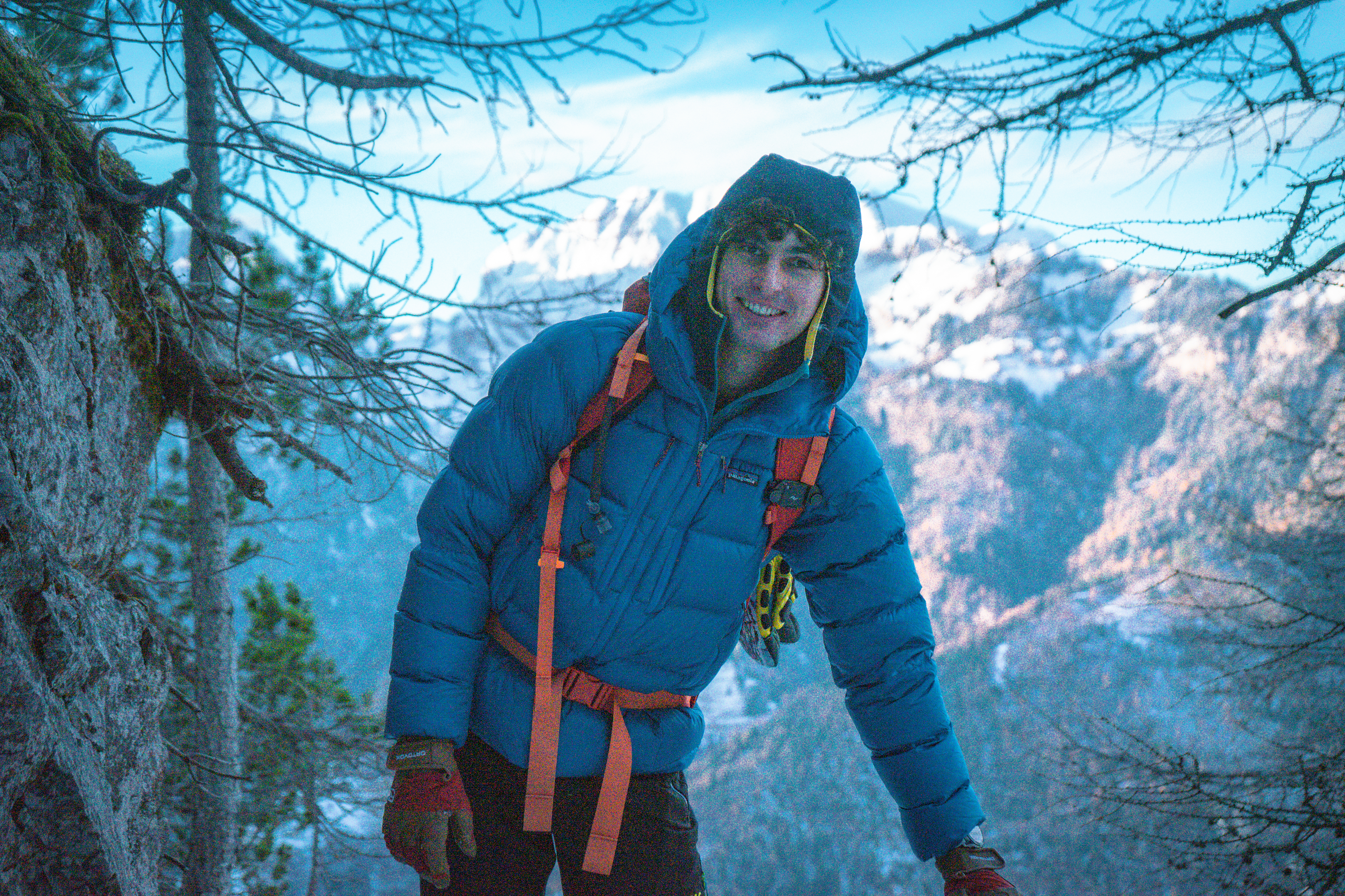 Nicolò in the mountains
